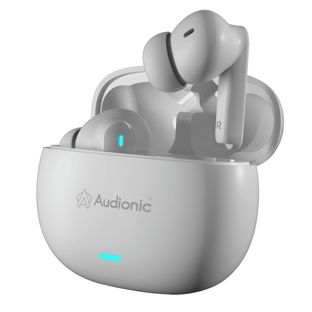 Audionic Airbud 425 TWS Earbuds: Deep Bass, ENC, 40H Playtime, Low Latency